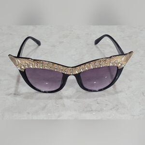 PERVERSE Nefertiti RHINESTONE Cat-Eye SUNGLASSES